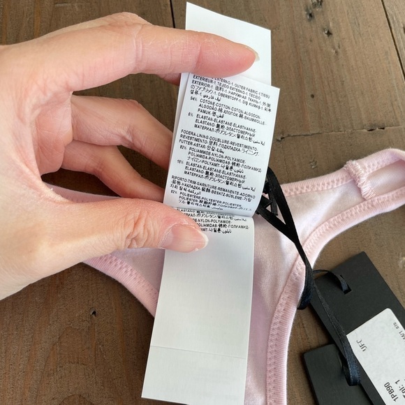 Versace Greca Border bralette and panties in light pink SET NWT - Picture 11 of 12